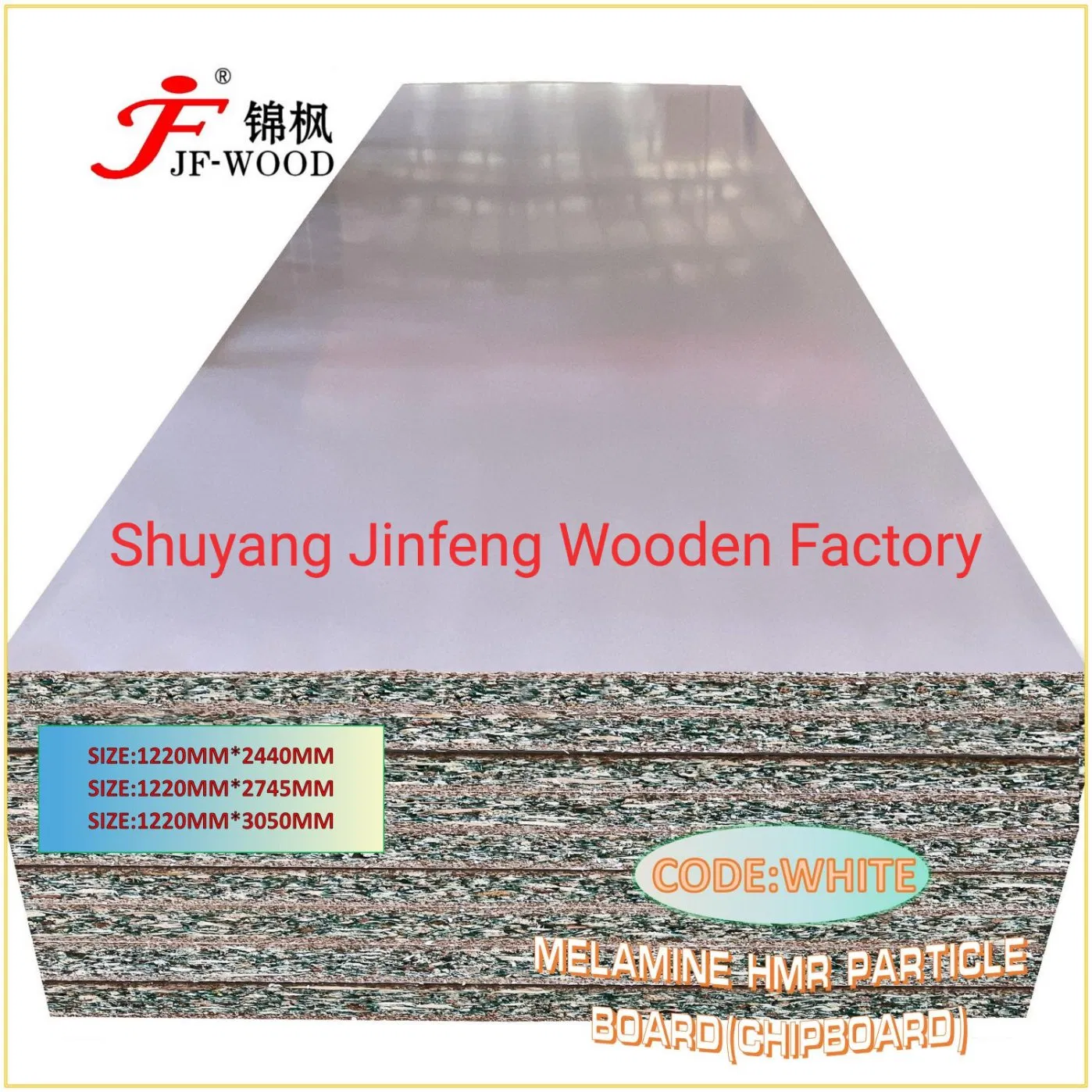 Particle Board with Fair Price HMR green core original wood color both sides 2F 1220*2440mm