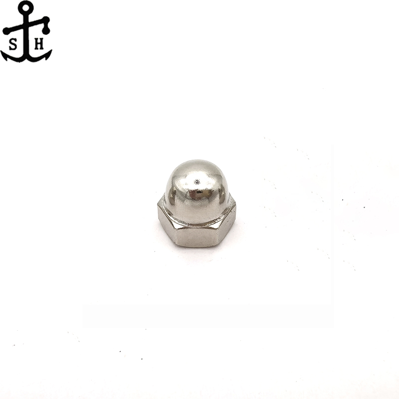DIN1587 Cap Nut Factory Outlet Nickel Plated Non-Welded Entirety Round Acorn Head Hex Dome Cap Nut Carbon Steel M8 Wheel Lug Nut Decoration Materials