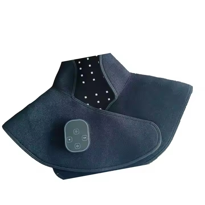 USB Portable Heated Scarf, Cordless Heating Pad with Tourmaline Beads for Neck Pain Relief