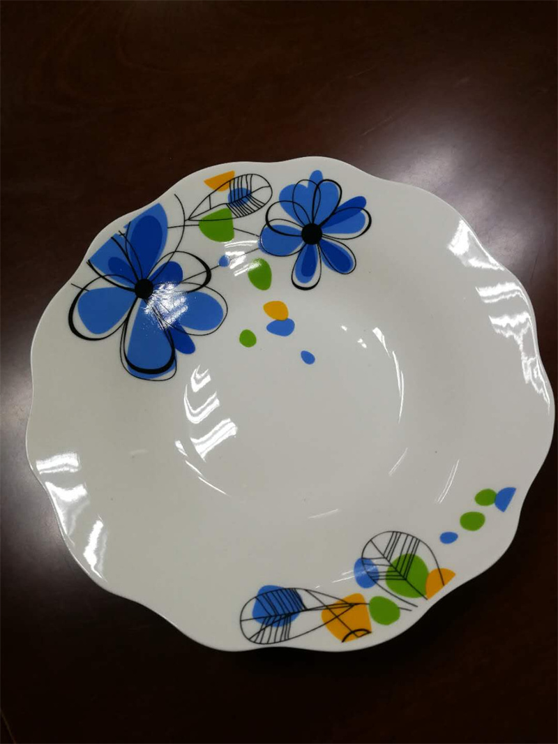 6-10 Inch Cut Edge Soup Plate Porcelainware Ceramics Tableware