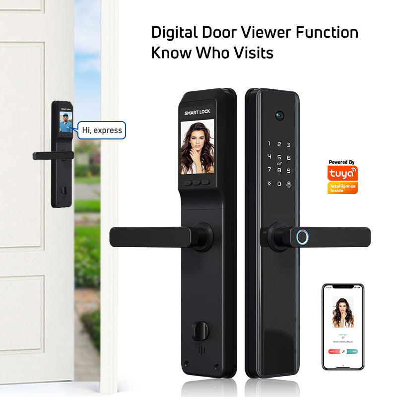 Tuya WiFi Smart Home Fingerprint Lock with Camera