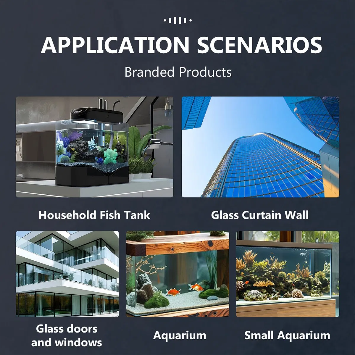 Premium Clear Silicone Sealant for Glass and Mirror Installations