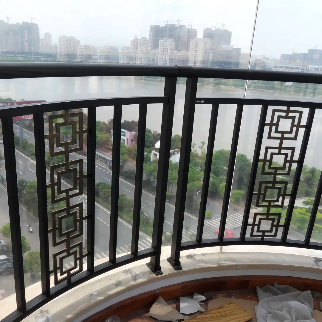 Cast Aluminum Ornamental Balcony Railing with Quick-Connect Technology Balcony Fence for Large-Scale Architectural Project Efficiency