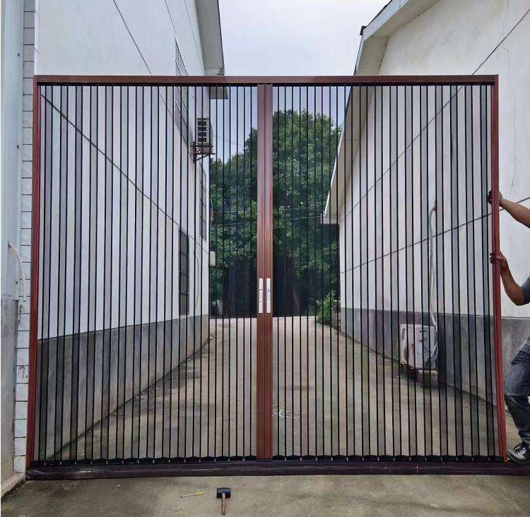 Factory Direct Anti-Theft Aluminum Alloy Casement Screen Window Tempered and Mosquito-Proof Door for Home Use