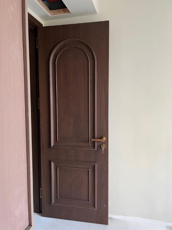 Square North American Black Walnut Veneer Solid Wood Trendy Interior Wood Door