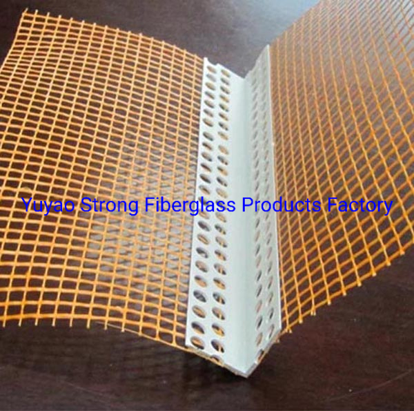 PVC Corner Profile with Fiberglass Mesh Used for Wall Corner Material
