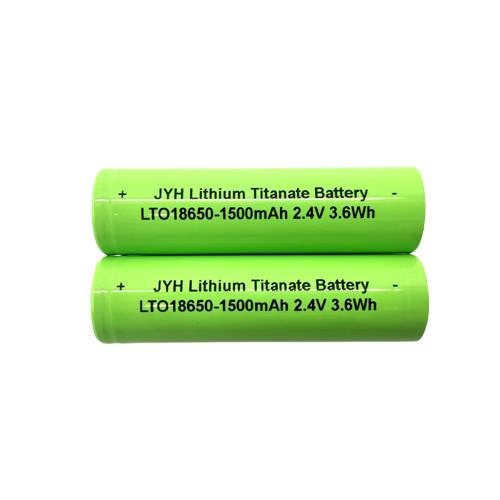 2.4V Lto18650-1500 Low Temp Lithium Titanate Battery