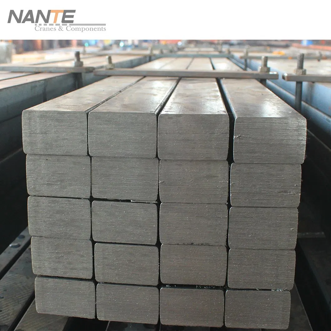 Low Maintenance Cost Carbon Steel High Security Flat Bar Crane Rail