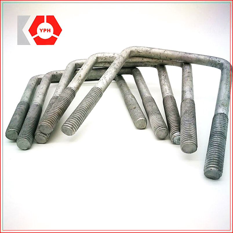 Carbon Steel L Bolt/ Anchor Bolt with Washers and Nuts