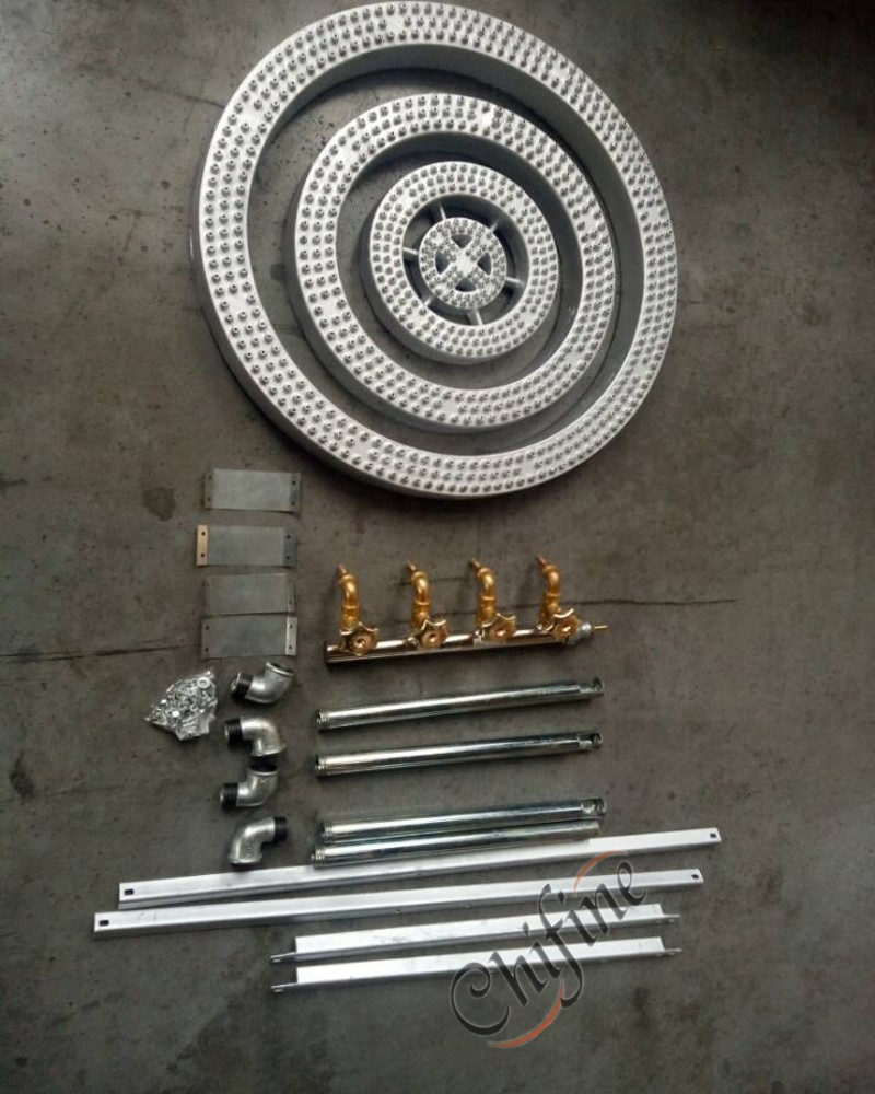 CF490 Kitchen Appliances Restaurant Cast Steel Gas Stoves for Commercial Use