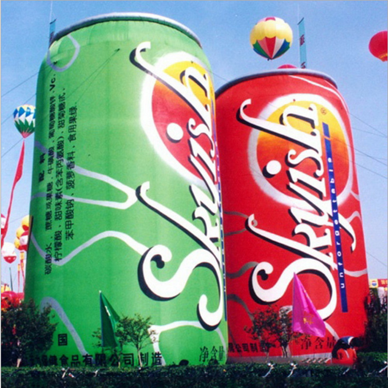 Vibrant Inflatable PVC Wine Bottle Display for Retail Marketing