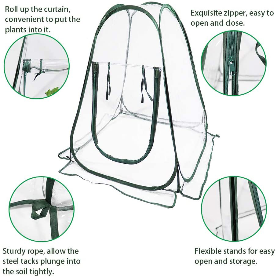 Теплица мини пластиковая ПВХ домашняя