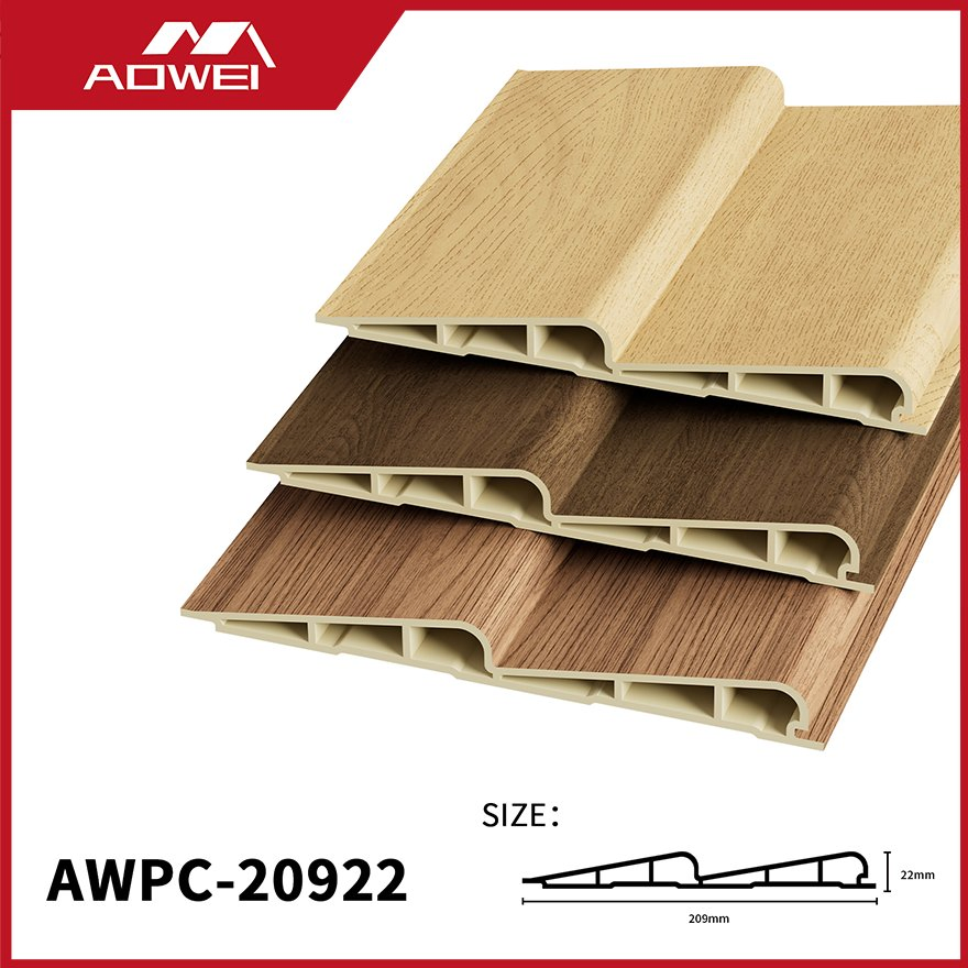 Tailored WPC Wall Panel with Various Thicknesses and Lengths Offered