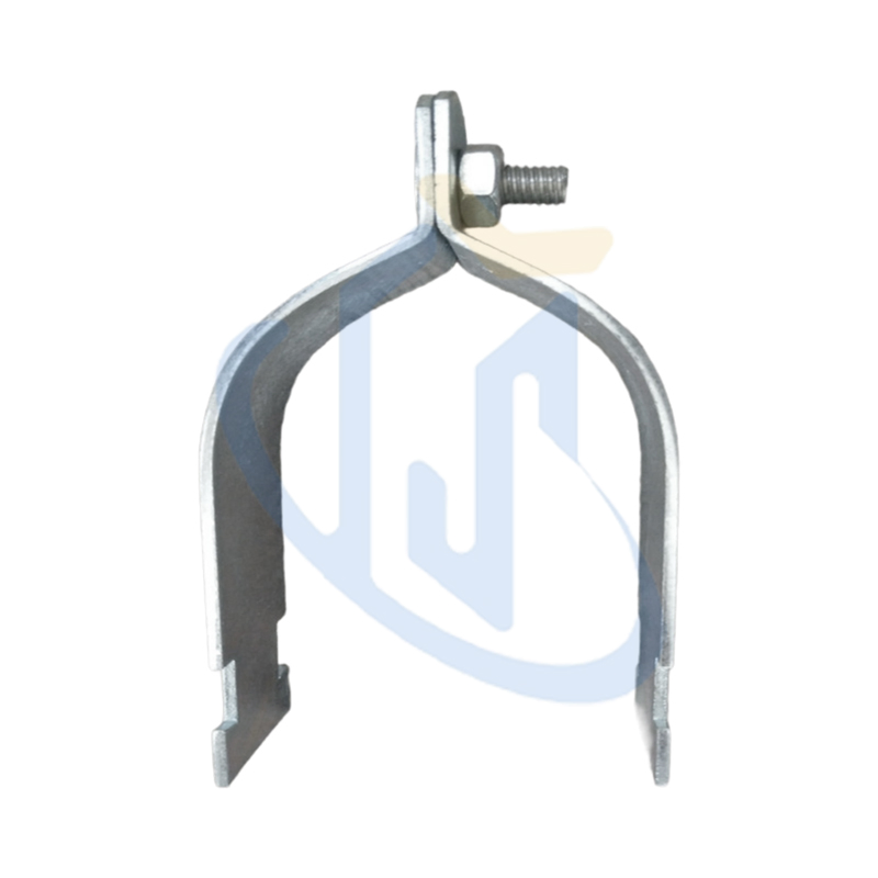 Industrial Adjustable 1/2"-12" Two-Piece Galvanized Steel Pipe Clamp Fitting