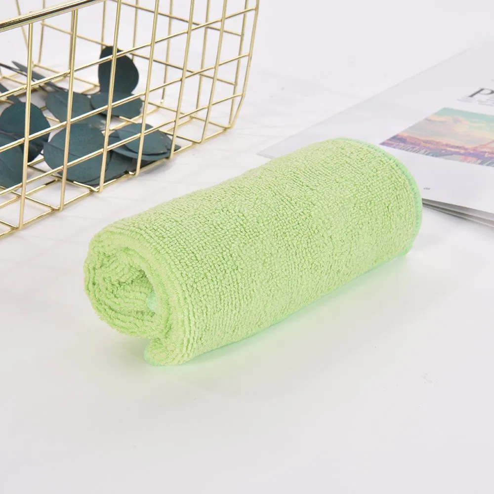 High Absorbent Terry Microfiber with Sanwich Mesh Net Cleaning Cloth