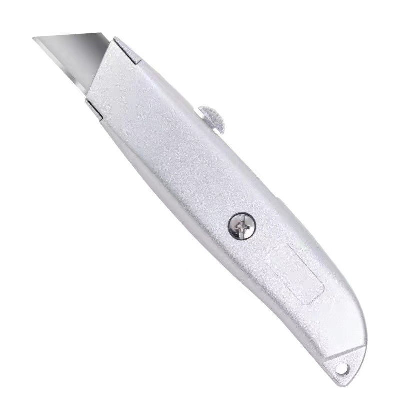 18mm Blade Knife Cutter for Paper, Home Use Retractable Plastic Handle Safety Snap off Blade Folding Utility Knife