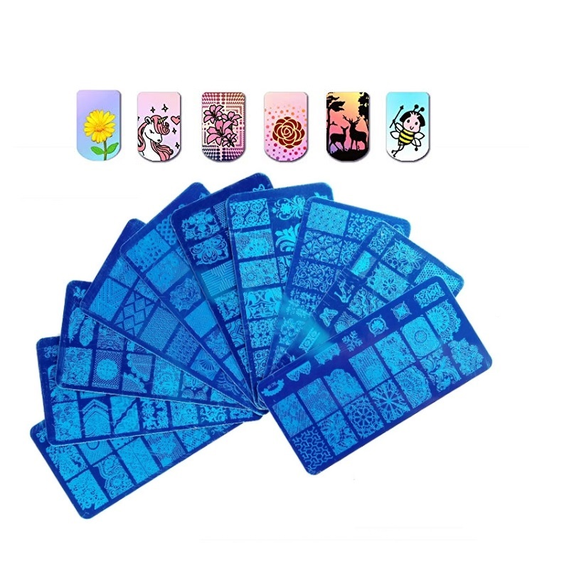 Christmas Xmas Theme Nail Art Stamp Template Image Plate Nail Stamping