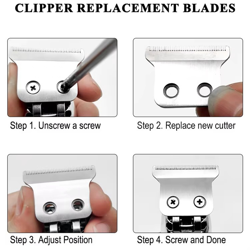 High Quality Clipper Replacement Good Sharpness Hair Trimmer T-Cutter Clipper Blades