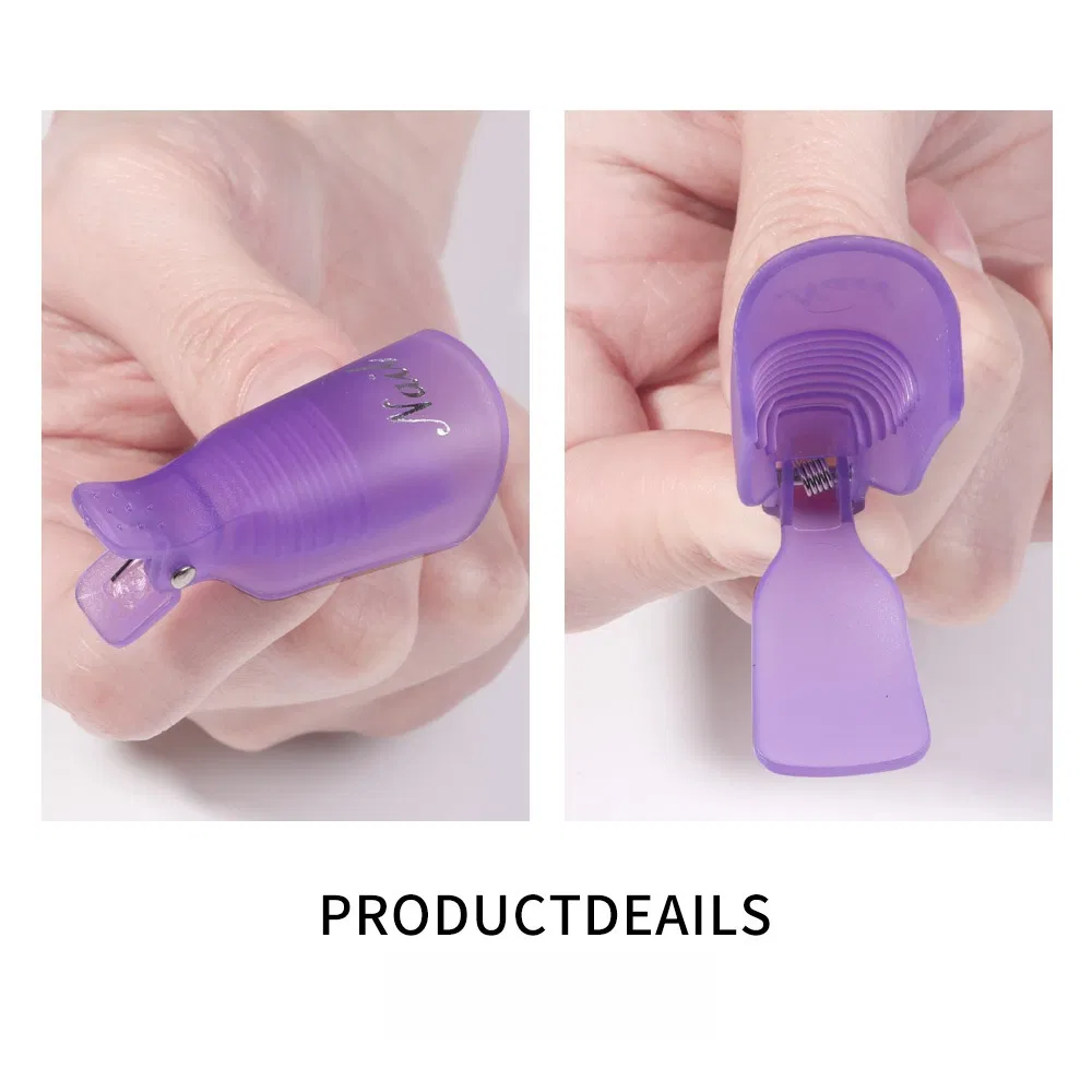 Cross Border Hot Sale 10 Purple Operation Simple Nail Removal Special Clip