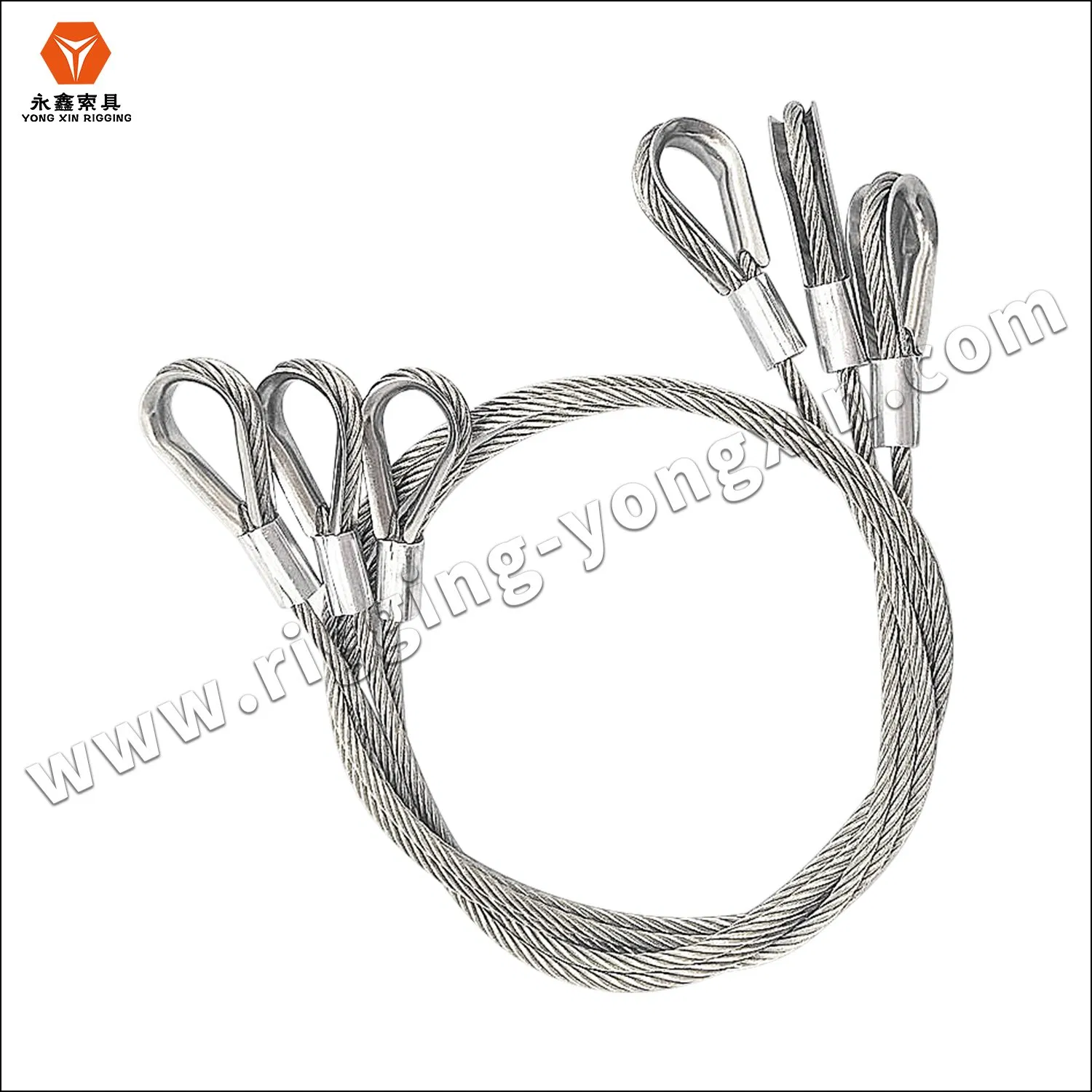 China Manufacturer Rigging Slings Stainless Steel Wire Rope with Hook|Wire Rope Sling Wire Rope Sling China ASTM Standard Galvanized Steel Wire Rope