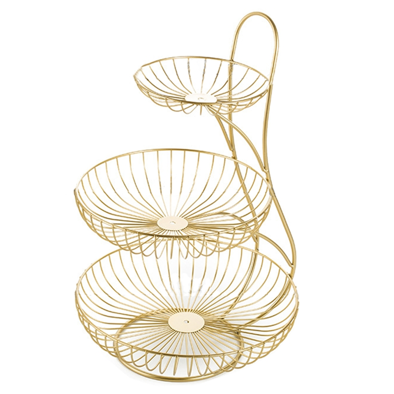 Hot Selling Kitchen, Living Room, Metal Snacks, Fruit Storage Basket
