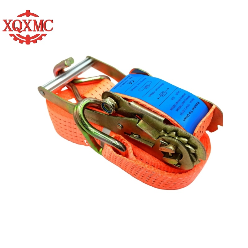 Heavy Duty 2 Inch 50mm 5000kgs Adjustable High Break Strength Ratchet Tie Downs Cargo Lashing Belts