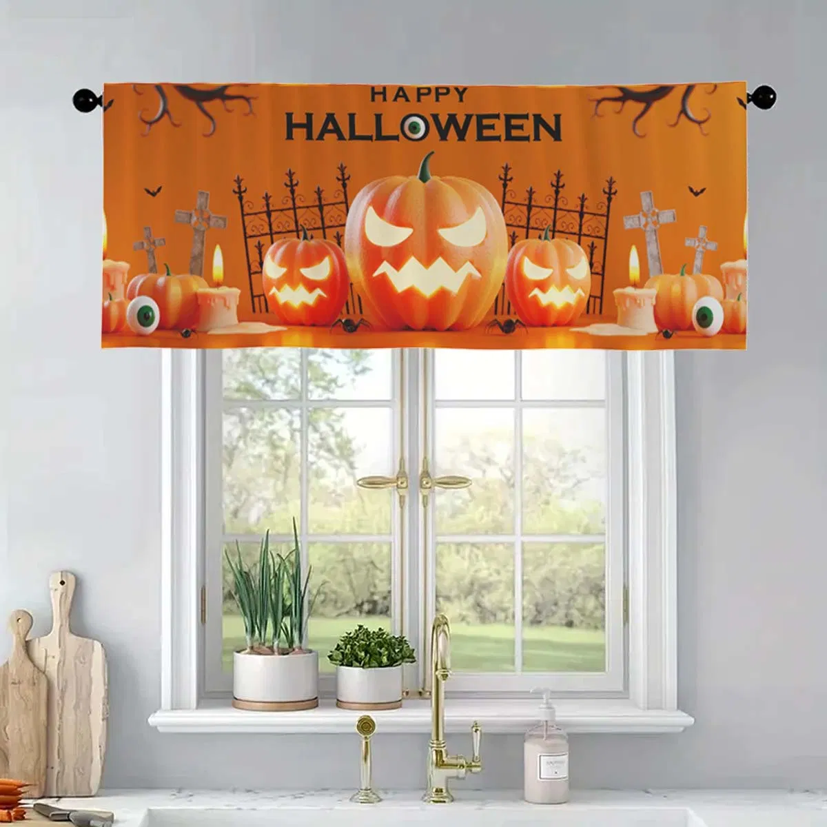 Blackout Curtains, Window Ambient Fabric, Kitchen Partition Curtains, Polyester Fabric Ambient Curtains, Drapes