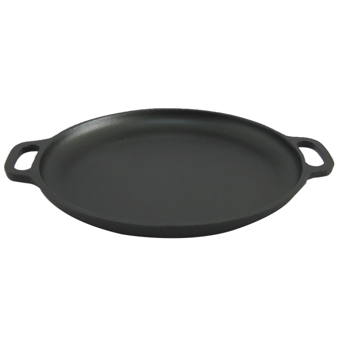 Factory Direct No Coating No Rust Cast Iron Fry Baking Pan