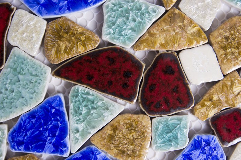 Transmutation Glazed Ceramic Pattern Luxury and Elegant Mosaic Tile