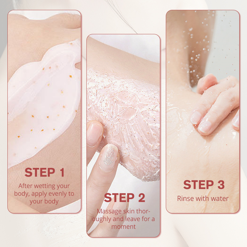 Custom Private Label Wholesale Cheap Bulk Bath Cleaning Natural Shea Butter Shower Skin Exfoliating Organic Sugar Body Scrub