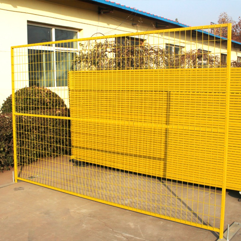 Galvanized and PVC Coated Canada Temporary Fence Panels Hot Sale Pool Fence Temporary Fence Gate for Construction Site