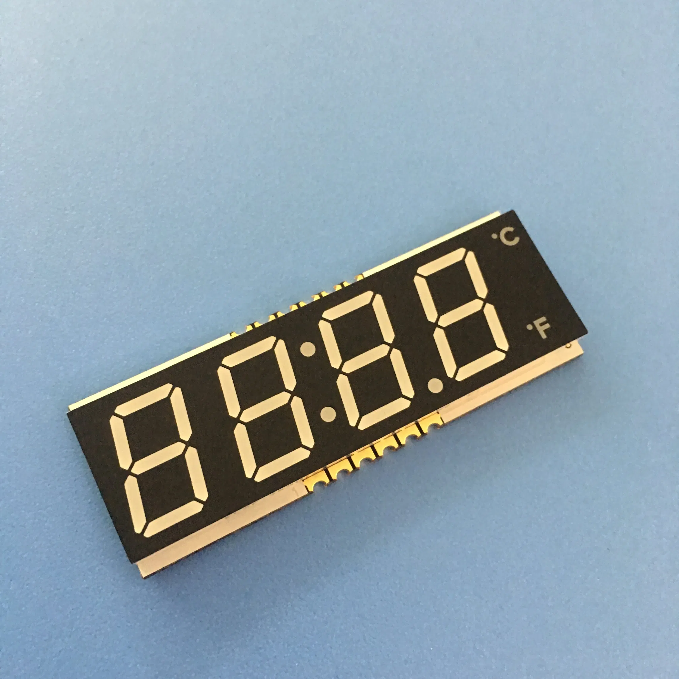 SMD LED Display 7 Segment 4 Digit 12mm Ultra White for Digital Timer