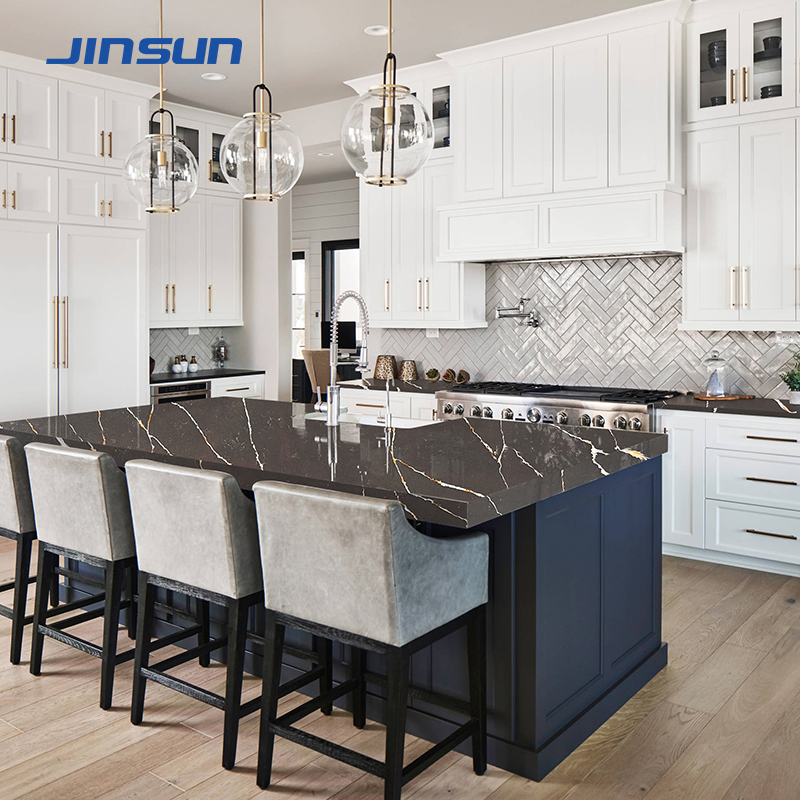 Luxurious Quartz Stone with 20mm Thickness Available in Custom Colors