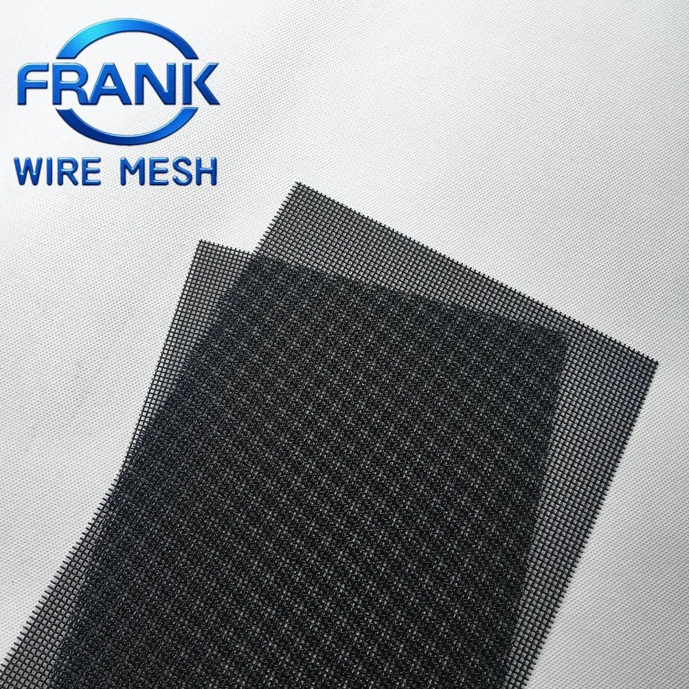 Wind Load Resistance 14 16 Mesh 304 316 Black Stainless Steel Anti Theft Security Screen for High Altitude Equipment Platform Fence