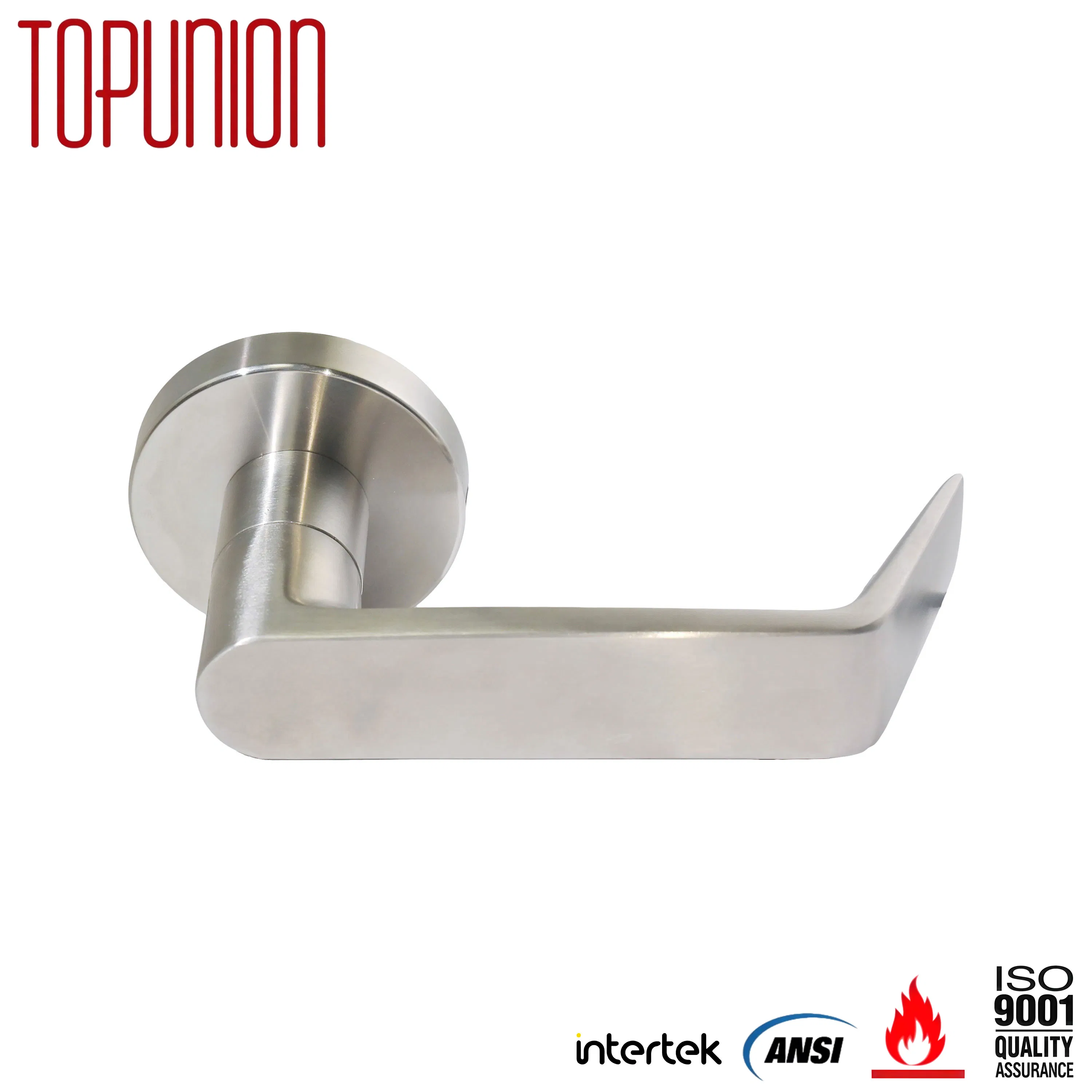 SS304 American Style Commercial Entrance Door Lever Handle