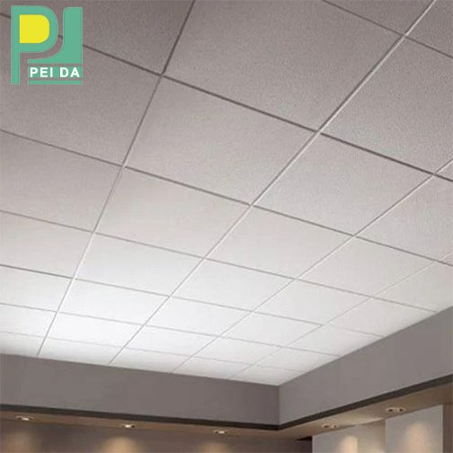 Super Quality 20mm Thickness Acoustical Mineral Fiber Panels Ceiling Board Guangzhou Factory