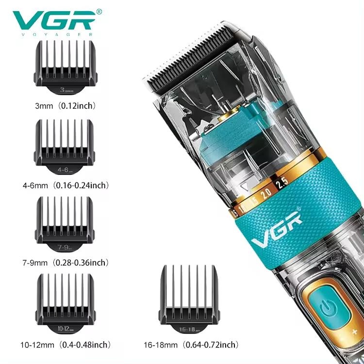 Professional Vgr Hair Clipper Hair Trimmer Hair Cutting Machine for Men Barber