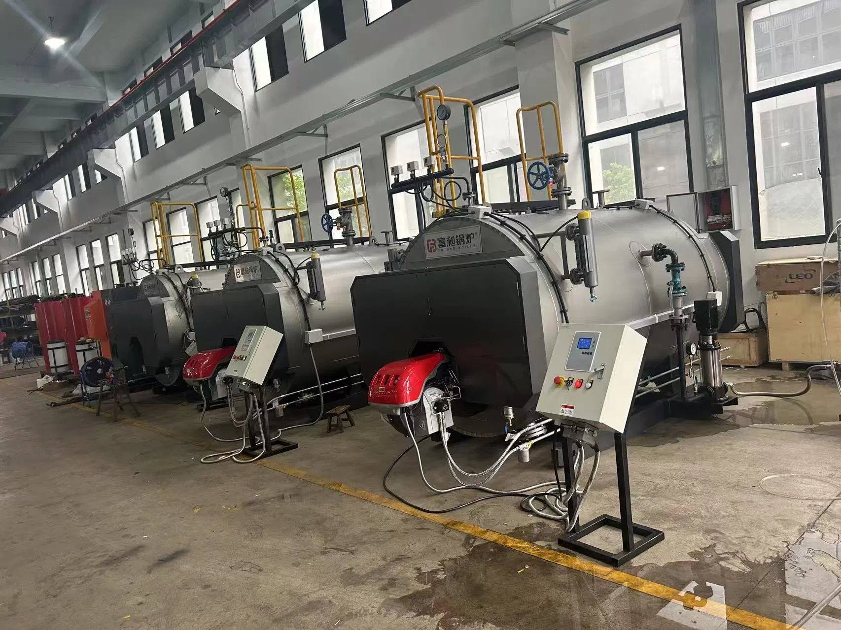 Промышленный паровой котел 4 тонны, газовый