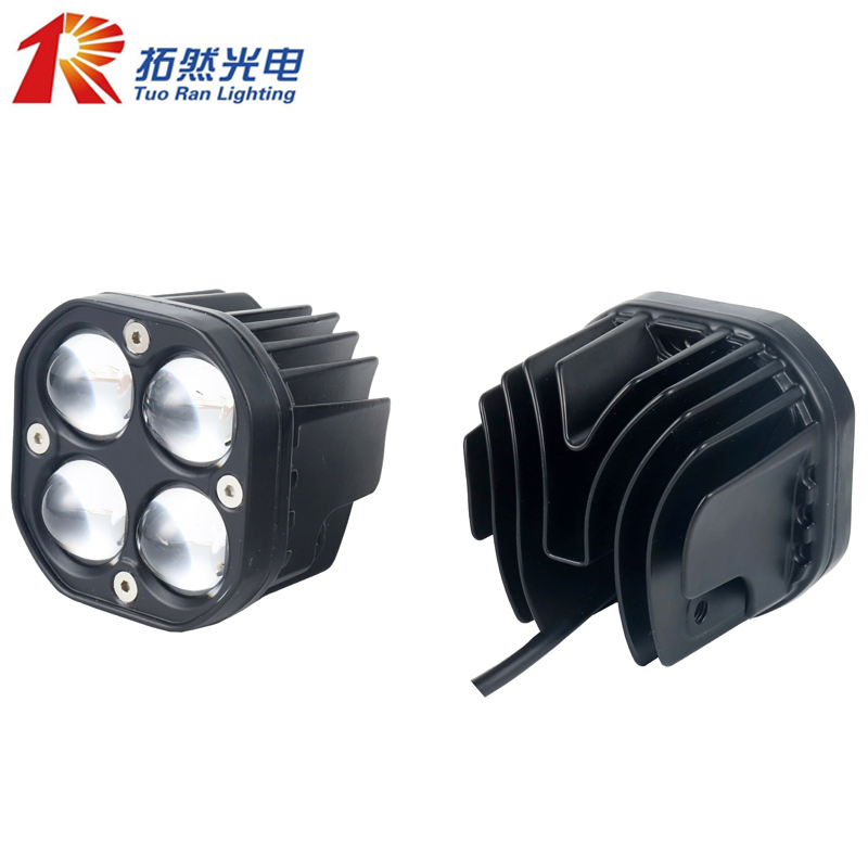 LED Motorcycle Spotlights Waterproof Retrofit Headlight