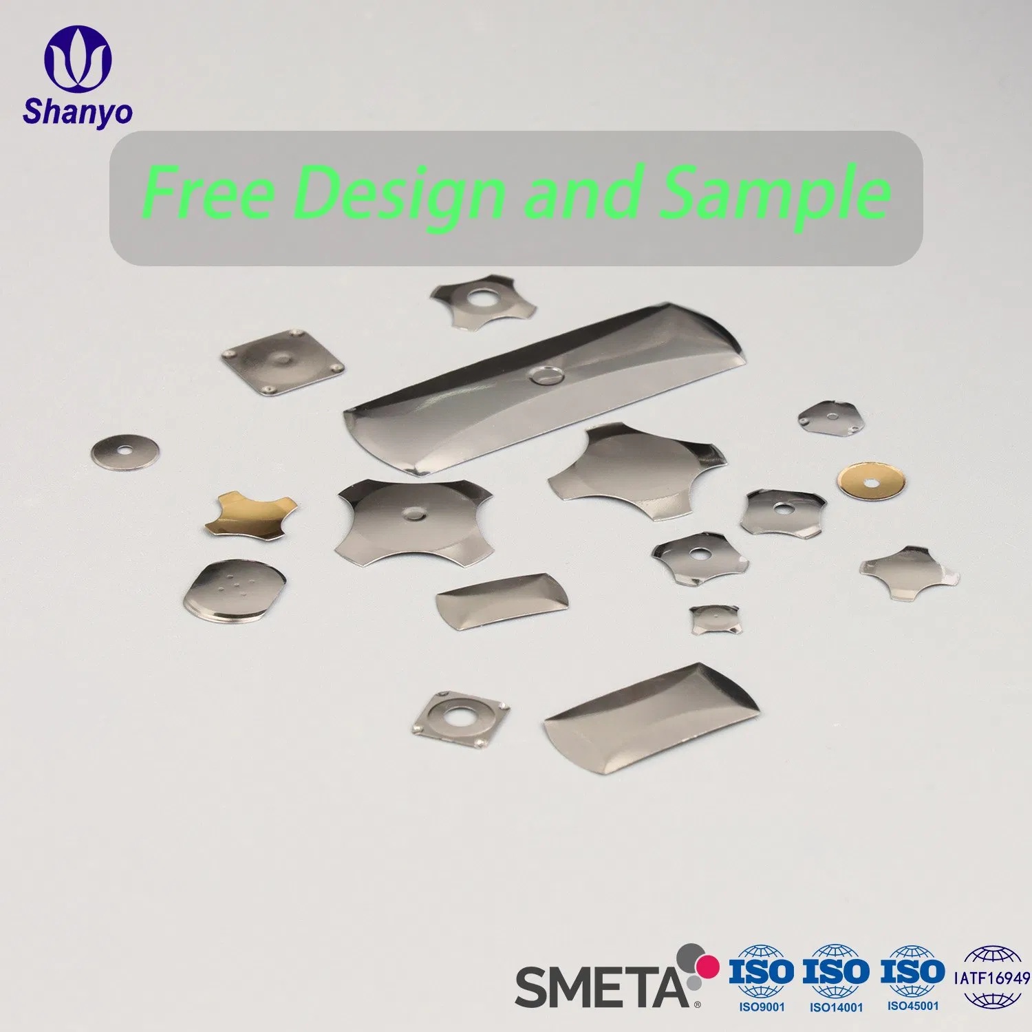 Custom Precision Consumer Electronics Tactile Snap Metal Dome Switches for Automotive Applications