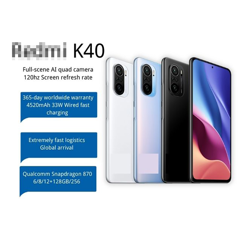 Wholesale Price Hot Selling Good Quality Cellphone 256GB Fingerprint Face ID Android Smartphone K40 Mobile Phone Mobile Phone Second-Hand Phone