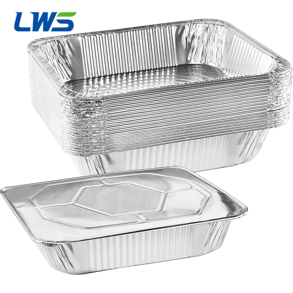 Алюминиевая форма для выпечки 3500 мл с крышкой