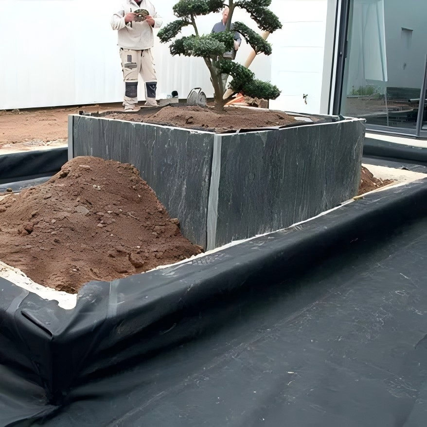 Reliable EPDM Material Lx 1-8m Specification 1mm Super Quality EPDM Geomembrane Waterproof Product Dam Landfill Lake Biogas Mining Fish Shrimp Farm Pond Liner