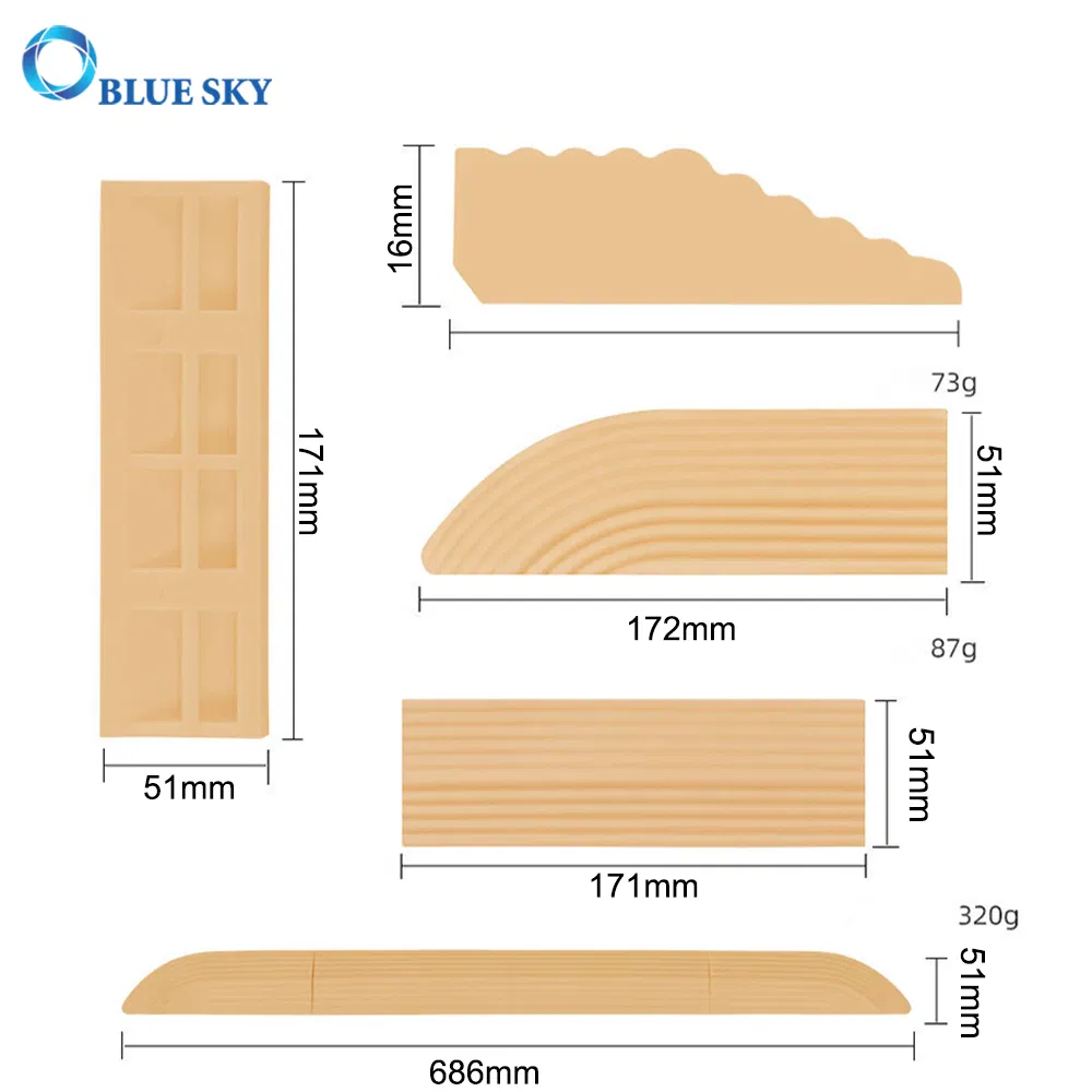 Robot Vacuum Cleaner Accessories Threshold Step Ramp Climbing Mat for Irobot Xiaomi Narwal Ecovacs Roborock Sweeping Robot