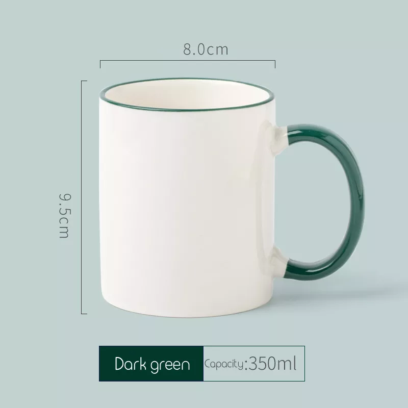 Unique Ceramic Cup with Spoon - Handcrafted in China for Daily Use