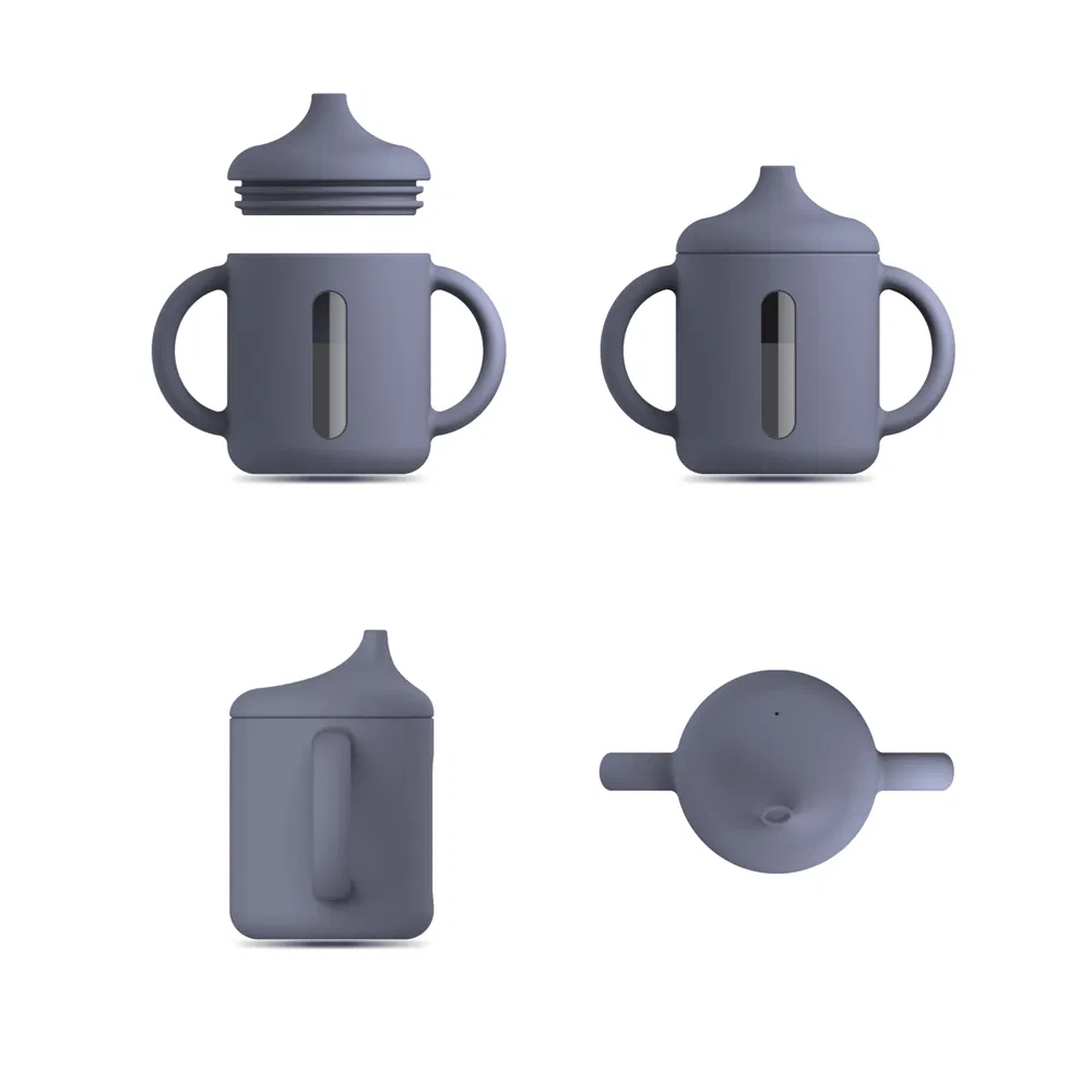 Safe Silicone Baby Pacifiers with Customizable Dinnerware for Infants