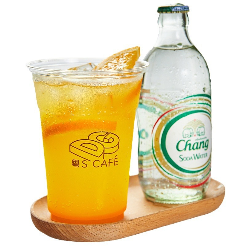 Одноразовые прозрачные пластиковые стаканы 12 oz