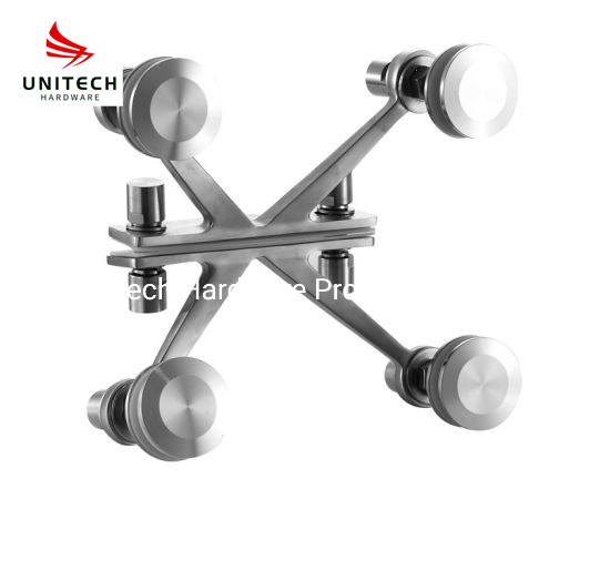 Stainless Steel K Shape Fix Glass Curtain Wall Glass Connector Fitting Spider