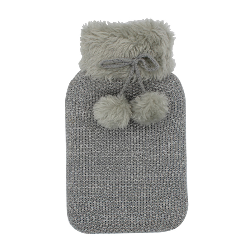Luxury Own Design Giant Classic Rubber Hot Water Bottle Plush Hot Water Bag Cover