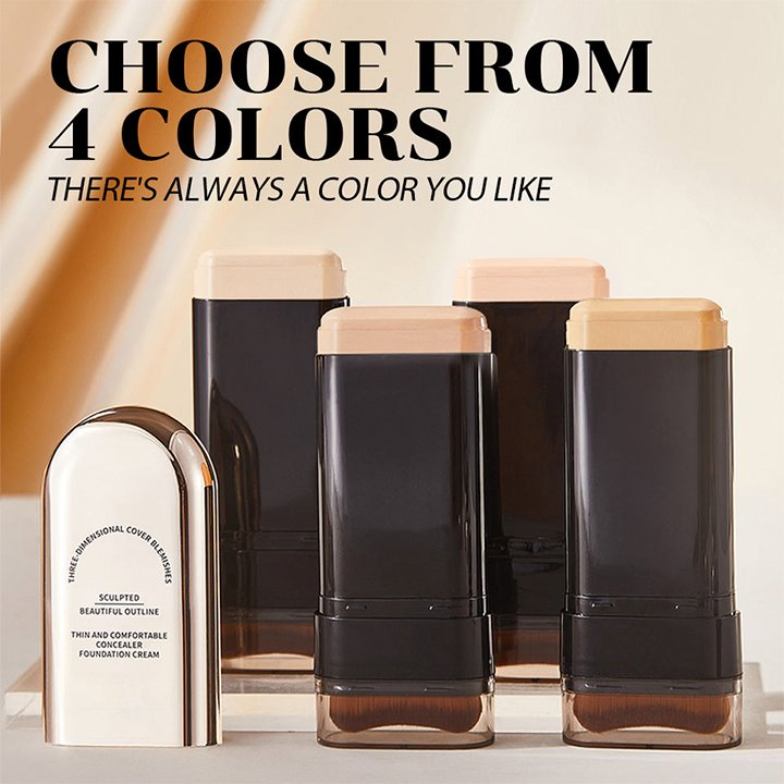 Private Label Logo Custom Cosmetic Wholesale Full Coverage Concealer Moisturizing Foundation Makeup Concealer Palette Stick